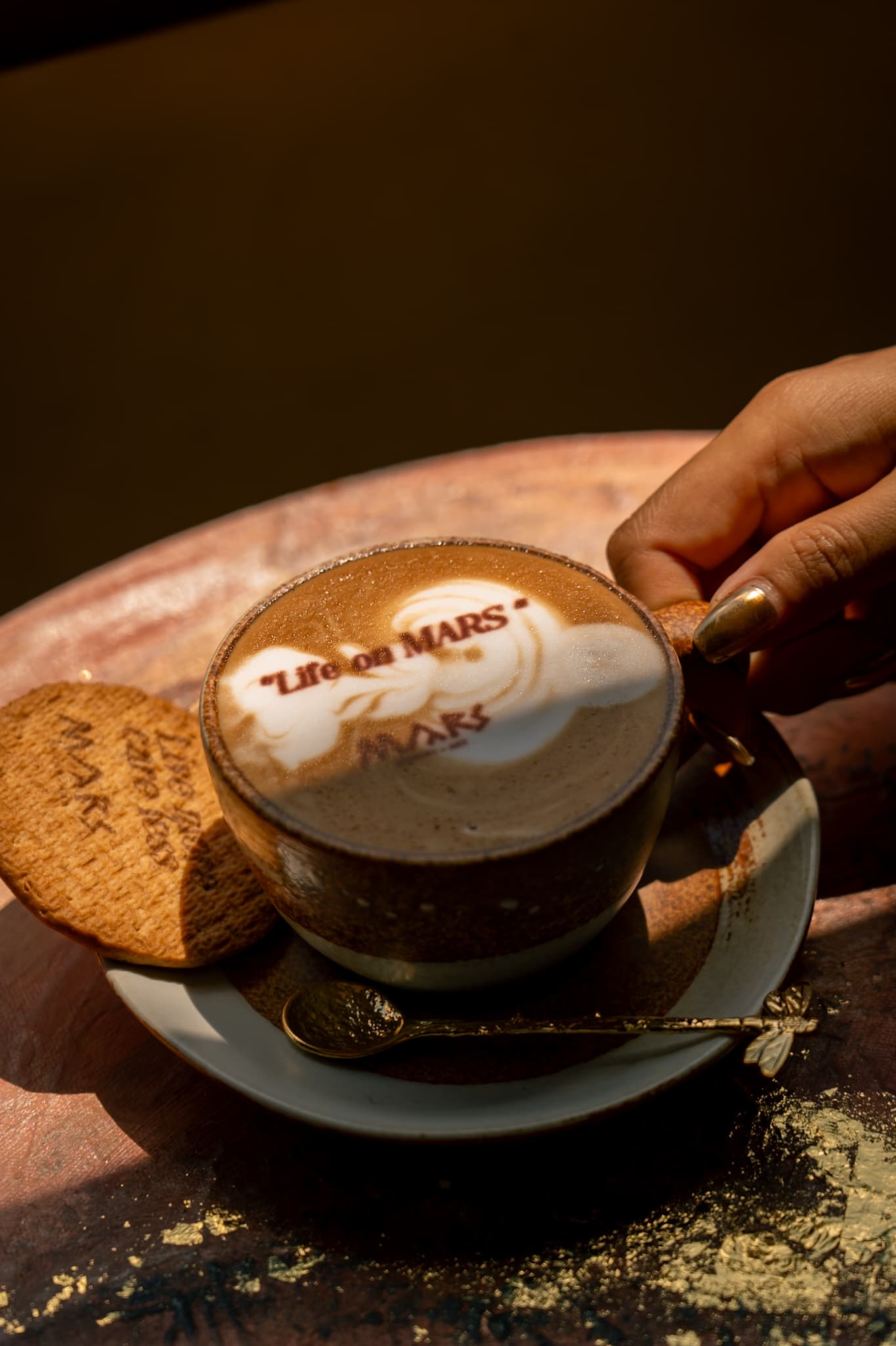 Coffee with a little Mars magic.